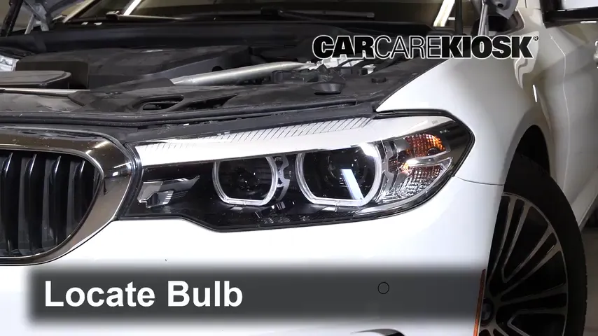 2019 BMW 530i 2.0L 4 Cyl. Turbo Lights Turn Signal - Front (replace bulb)